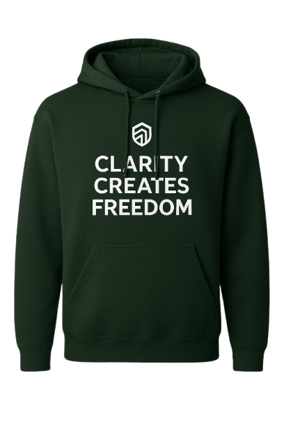 Clarity Wealth Systems Hoodie (Dark Olive Green)